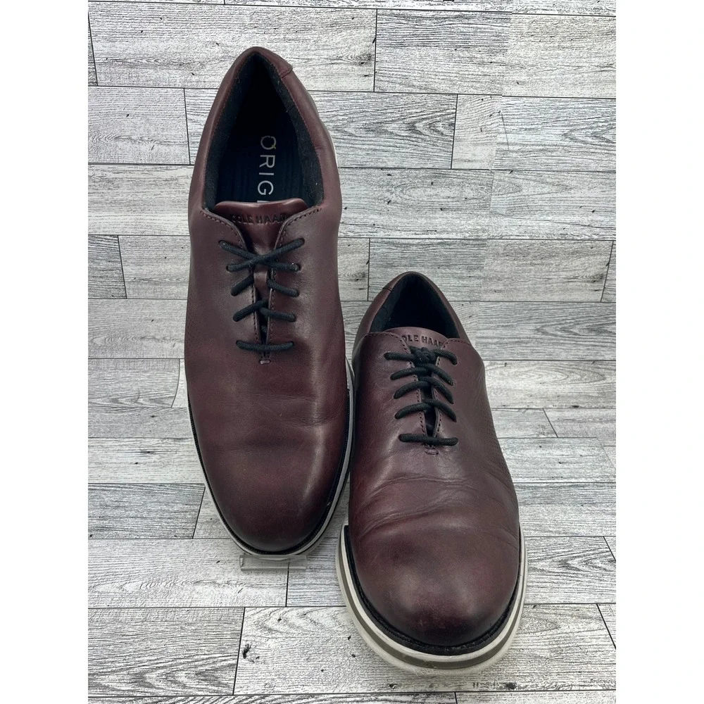 Cole Haan OriginalGrand Ultra Wingtip Oxford Burgundy Leather C33532 Men 11.5M